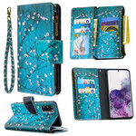 Samsung Galaxy S20 Tasche mit Reißverschluss Baum