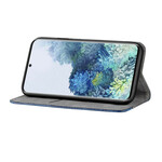 Flip Cover Samsung Galaxy S20 Ultra Zweifarbig Lederoptik
