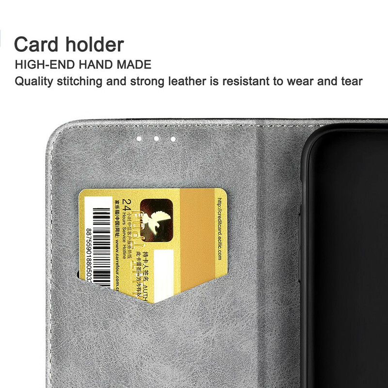 Flip Cover Samsung Galaxy S20 Ultra Zweifarbig Lederoptik