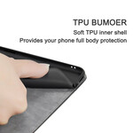 Flip Cover Samsung Galaxy S20 Ultra Zweifarbig Lederoptik