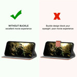 Flip Cover Samsung Galaxy S20 Ultra Zweifarbig Lederoptik