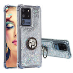 Samsung Galaxy S20 Ultra Glitter Ring-Halterung Cover