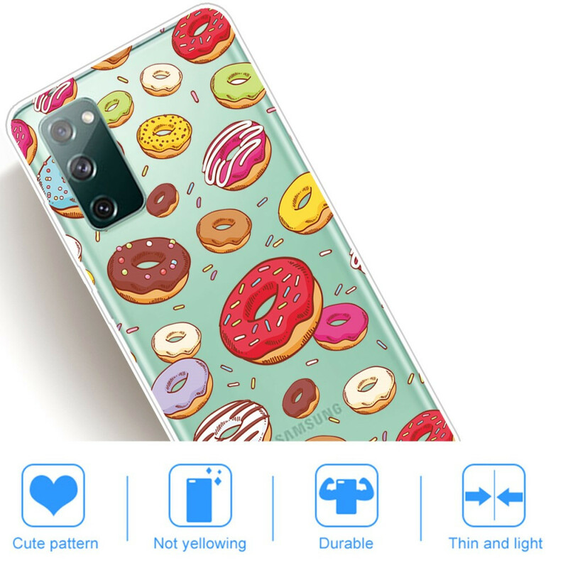 Samsung Galaxy S20 FE love Donuts Cover