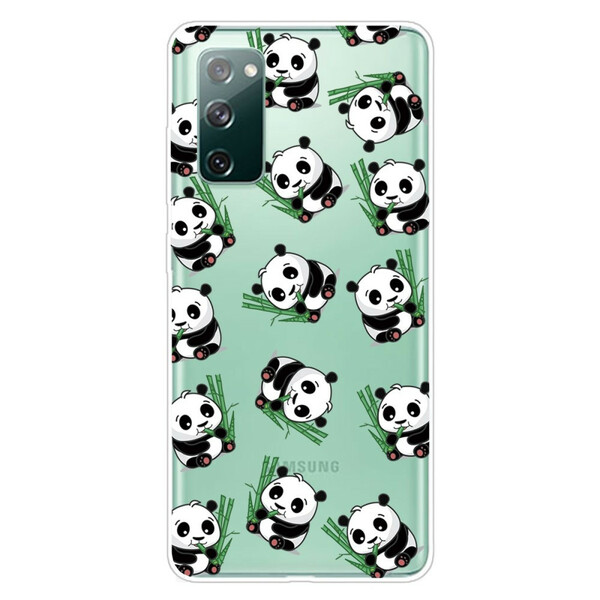 Samsung Galaxy S20 FE Cover Kleine Pandas