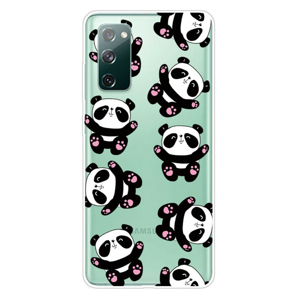 Samsung Galaxy S20 FE Cover Top Pandas Fun
