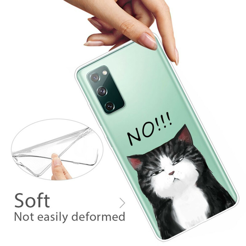 Samsung Galaxy S20 FE Cover Die Katze, die Nein sagt
