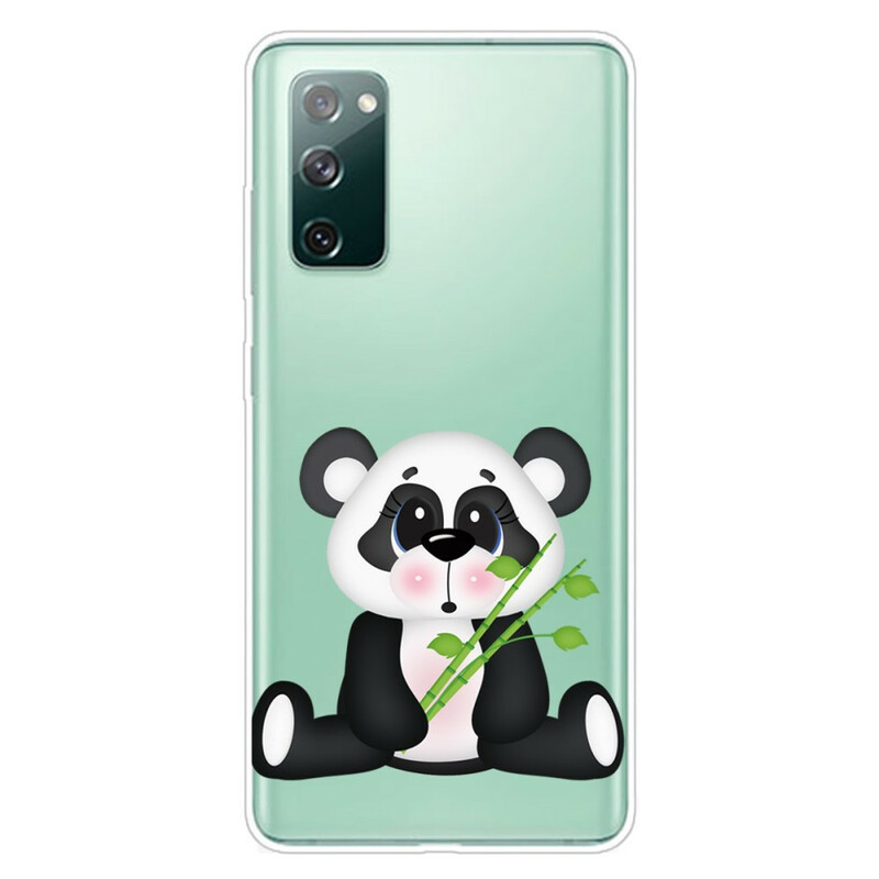 Samsung Galaxy S20 FE Cover Transparent Trauriger Panda