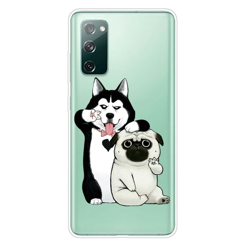 Samsung Galaxy S20 FE Cover Lustige Hunde
