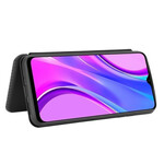 Flip Cover Xiaomi Redmi 9C Silikon Carbon Farbig