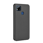 Flip Cover Xiaomi Redmi 9C Silikon Carbon Farbig