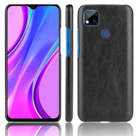 Xiaomi Redmi 9C Hülle in Lederoptik Litchi