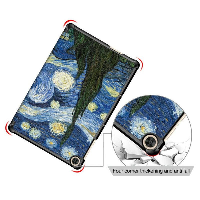Smart Case Huawei MatePad T 10s Verstärkt Van Gogh