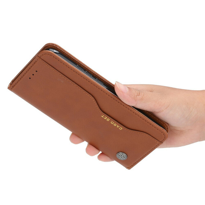 Flip Cover Xiaomi Redmi Note 9 Kunstleder Kartenhalter