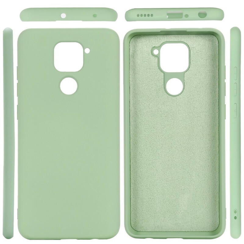 Xiaomi Redmi Note 9 Cover Design Liquid Silicone