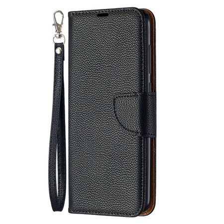 Xiaomi Redmi Note 9 Litchi Tasche Schräge Klappe