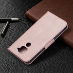 Xiaomi Redmi Note 9 Litchi Tasche Schräge Klappe