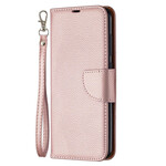 Xiaomi Redmi Note 9 Litchi Tasche Schräge Klappe