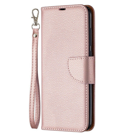 Xiaomi Redmi Note 9 Litchi Tasche Schräge Klappe