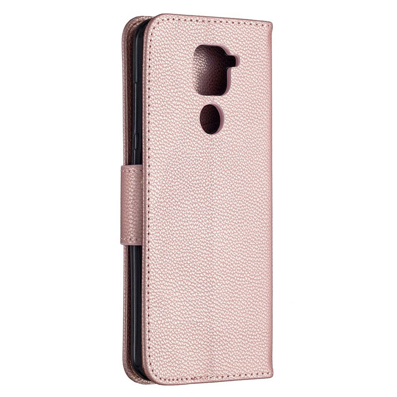 Xiaomi Redmi Note 9 Litchi Tasche Schräge Klappe