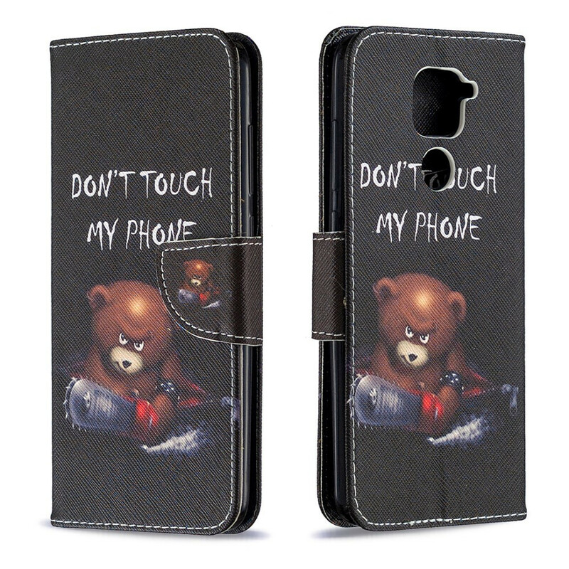 Xiaomi Redmi Note 9 Tasche Gefährlicher Bär