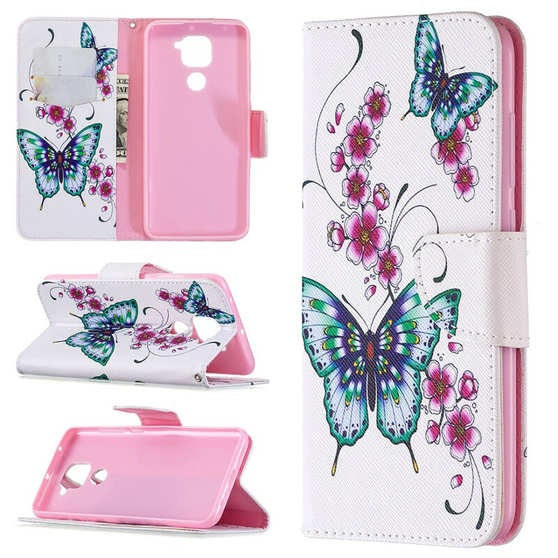 Xiaomi Redmi Note 9 Hülle Wunderbare Schmetterlinge