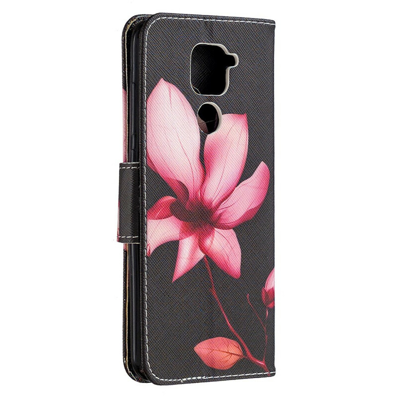 Xiaomi Redmi Note 9 Hülle Blume Rosa