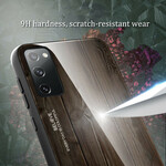 Samsung Galaxy S20 FE Cover Panzerglas Holz Design
