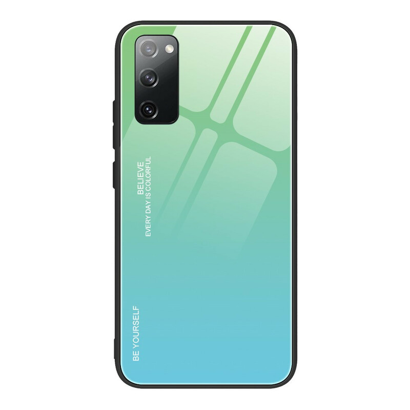 Samsung Galaxy S20 FE Hülle aus gehärtetem Glas Be Yourself