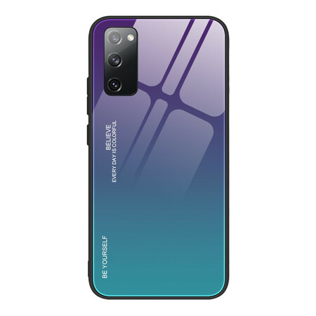 Samsung Galaxy S20 FE Hülle aus gehärtetem Glas Be Yourself