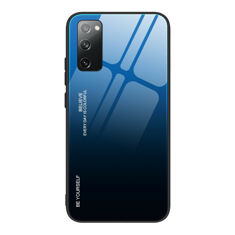 Samsung Galaxy S20 FE Hülle aus gehärtetem Glas Be Yourself