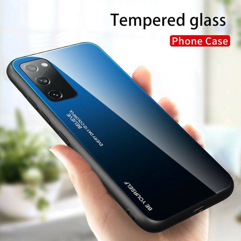 Samsung Galaxy S20 FE Hülle aus gehärtetem Glas Be Yourself