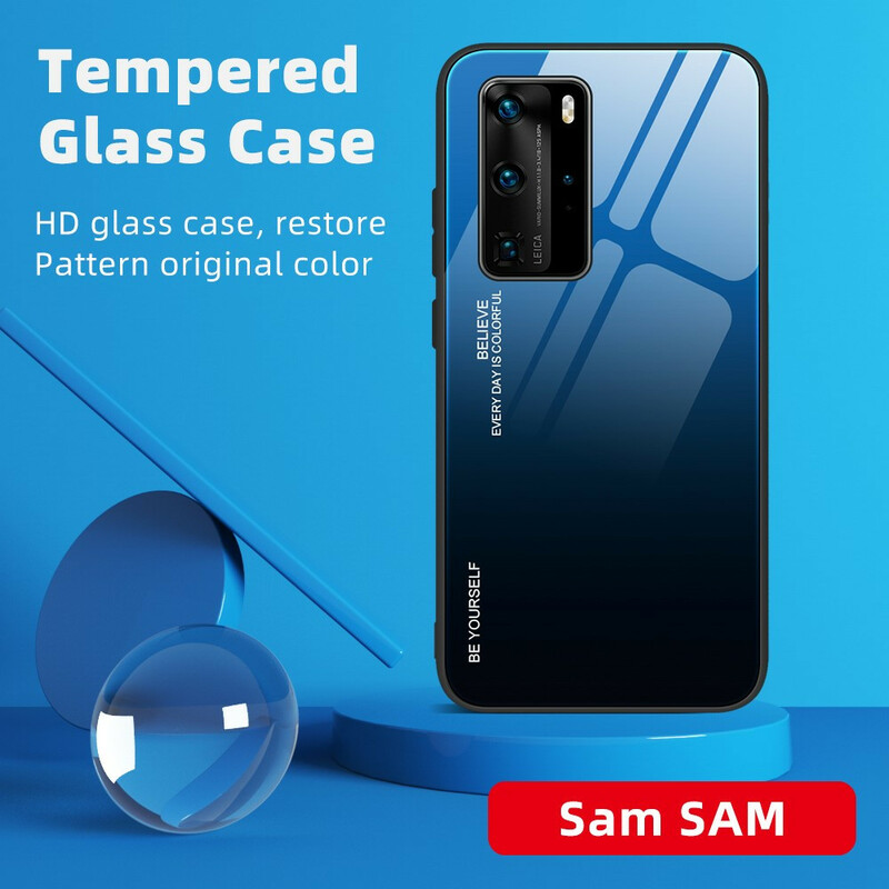 Samsung Galaxy S20 FE Hülle aus gehärtetem Glas Be Yourself