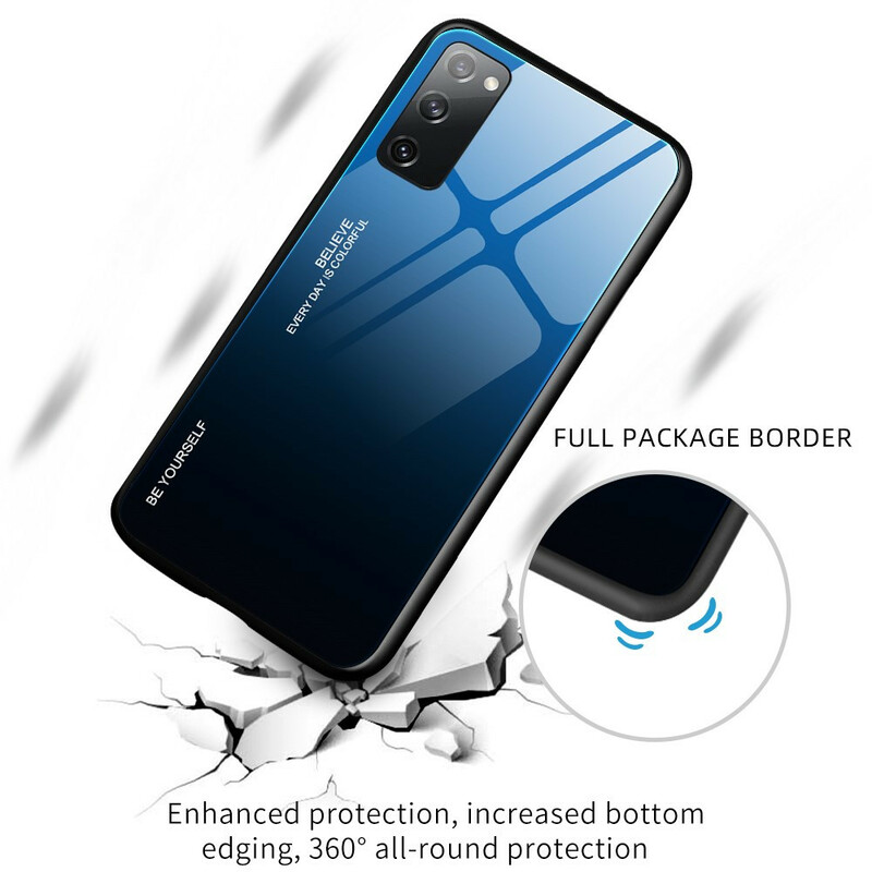 Samsung Galaxy S20 FE Hülle aus gehärtetem Glas Be Yourself