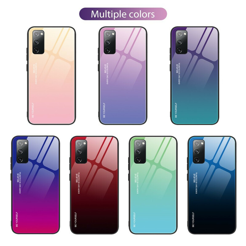Samsung Galaxy S20 FE Hülle aus gehärtetem Glas Be Yourself