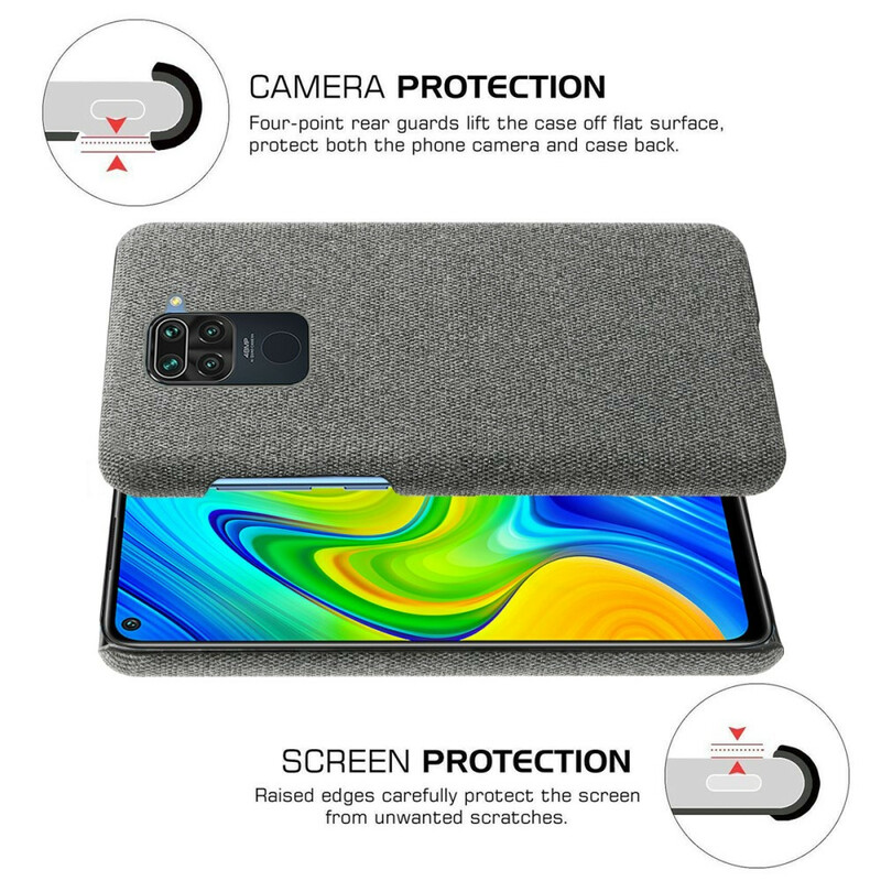 Xiaomi Redmi Note 9 Stoff Texture Cover