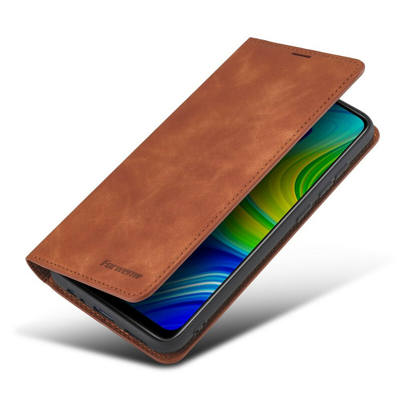 Flip Cover Xiaomi Redmi Note 9 Lederoptik FORWENW Flip Cover Xiaomi Redmi Note 9 Lederoptik FORWENW