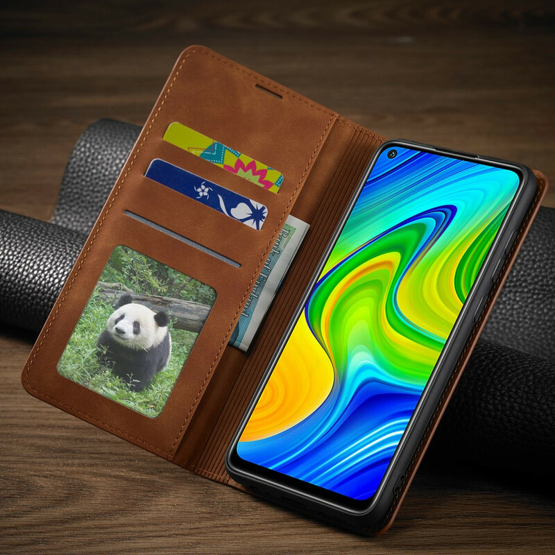 Flip Cover Xiaomi Redmi Note 9 Lederoptik FORWENW Flip Cover Xiaomi Redmi Note 9 Lederoptik FORWENW