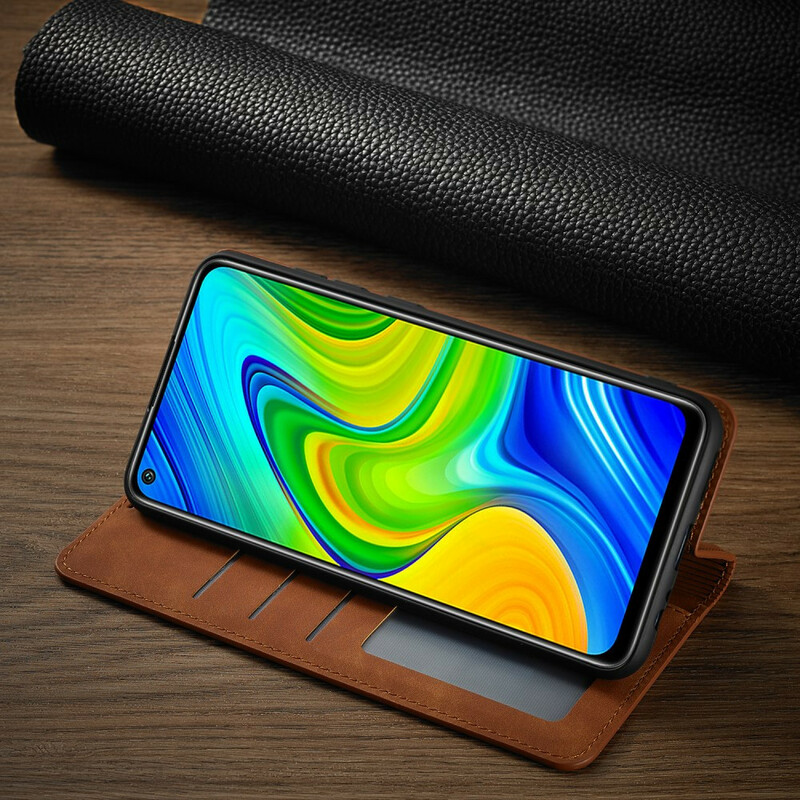 Flip Cover Xiaomi Redmi Note 9 Lederoptik FORWENW Flip Cover Xiaomi Redmi Note 9 Lederoptik FORWENW