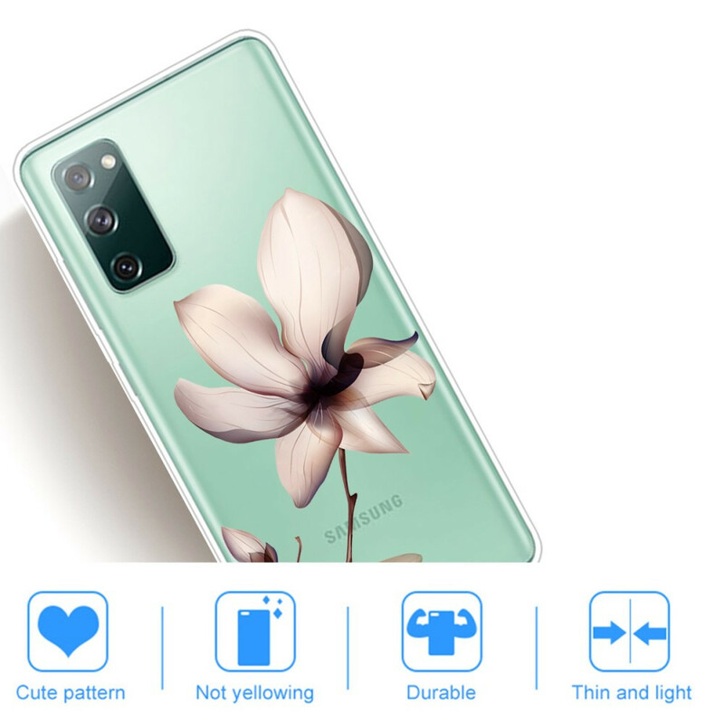 Samsung Galaxy S20 FE Blumen Premium Cover