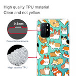 Transparentes OnePlus 8T Multiple Dog Cover
