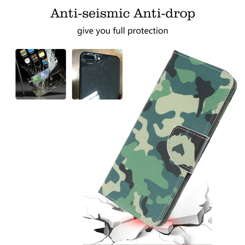 Huawei P Smart S Camouflage Military Tasche
