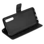 Huawei P Smart S Tasche Schmetterlinge und Blumen mit Riemen