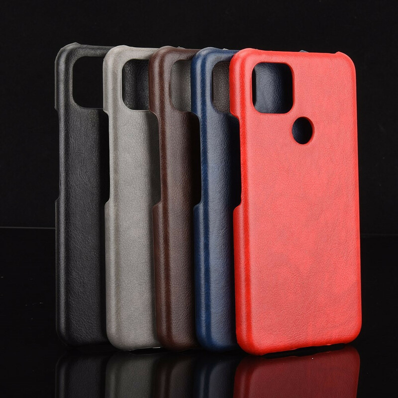 Google Pixel 5 Cover mit Lederoptik Litschi Performance
