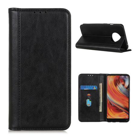 Hülle Huawei Mate 40 Pro Leder Litchi Schlitz Premium