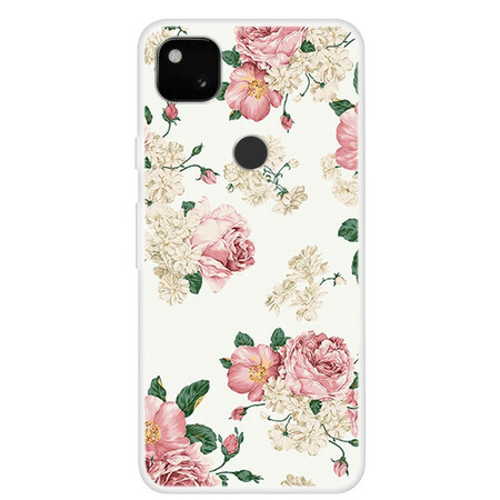 Google Pixel 4 Blumen Liberty Cover