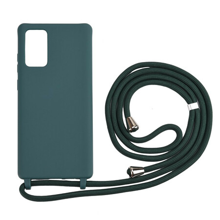 Samsung Galaxy Note 20 Silikonhülle und Kordel