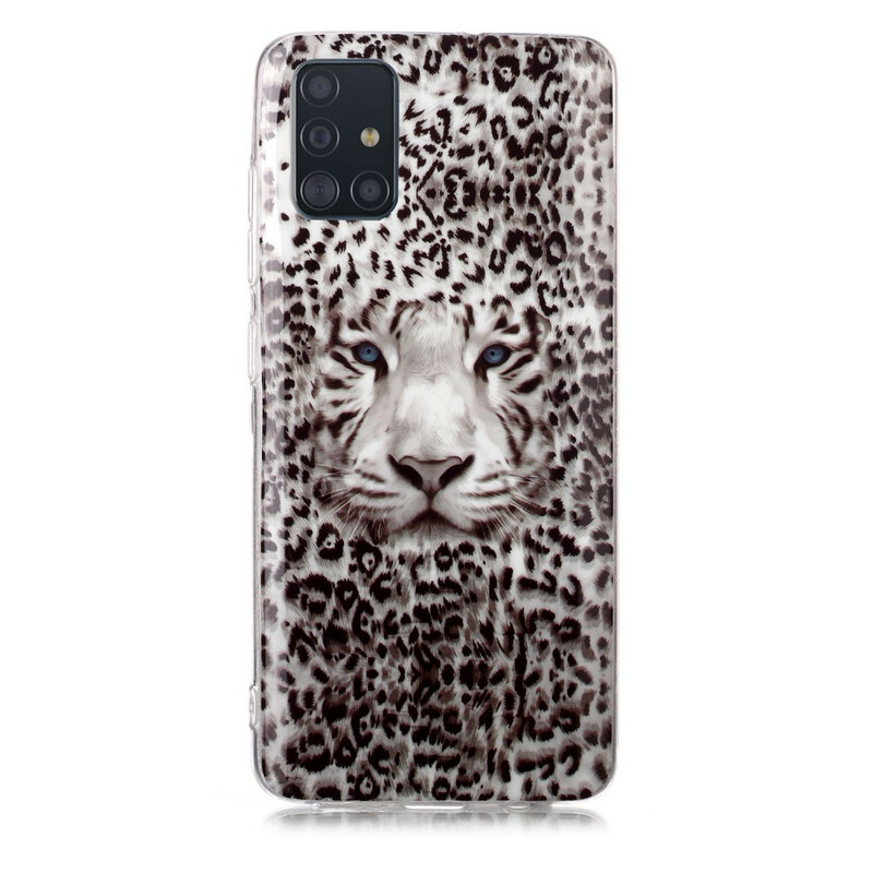 Samsung Galaxy A51 Leopard Fluoreszierendes Cover