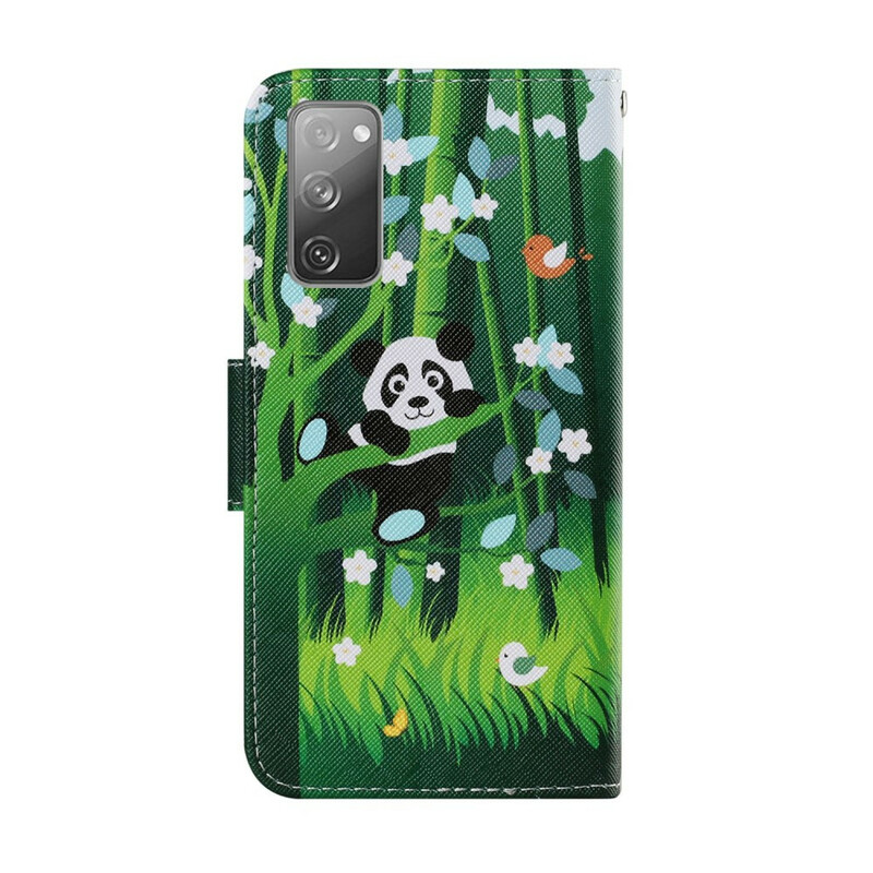 Samsung Galaxy S20 FE Hülle Panda Spaziergang