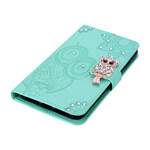 Samsung Galaxy S20 FE Hülle Eule Mandala und Charm
