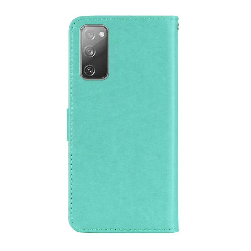 Samsung Galaxy S20 FE Hülle Eule Mandala und Charm